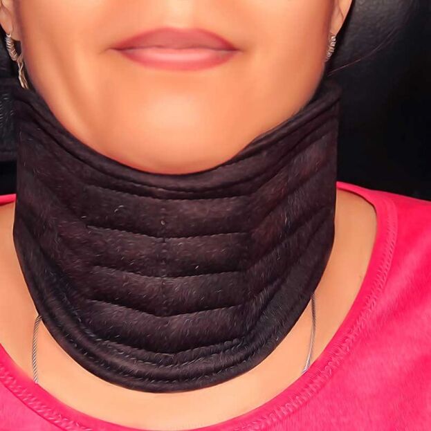 Завој на вратот по медицинска блокада за остеохондроза на цервикалниот 'рбет